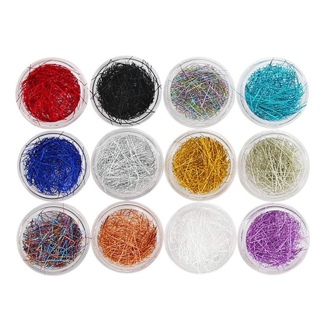 Spiral Pelo de Ángel Nail 3D Art Kit 12 Piezas NSB0156