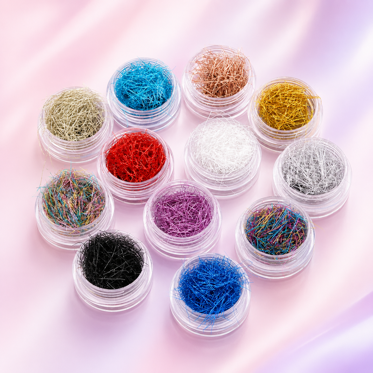 Spiral Pelo de Ángel Nail 3D Art Kit 12 Piezas NSB0156
