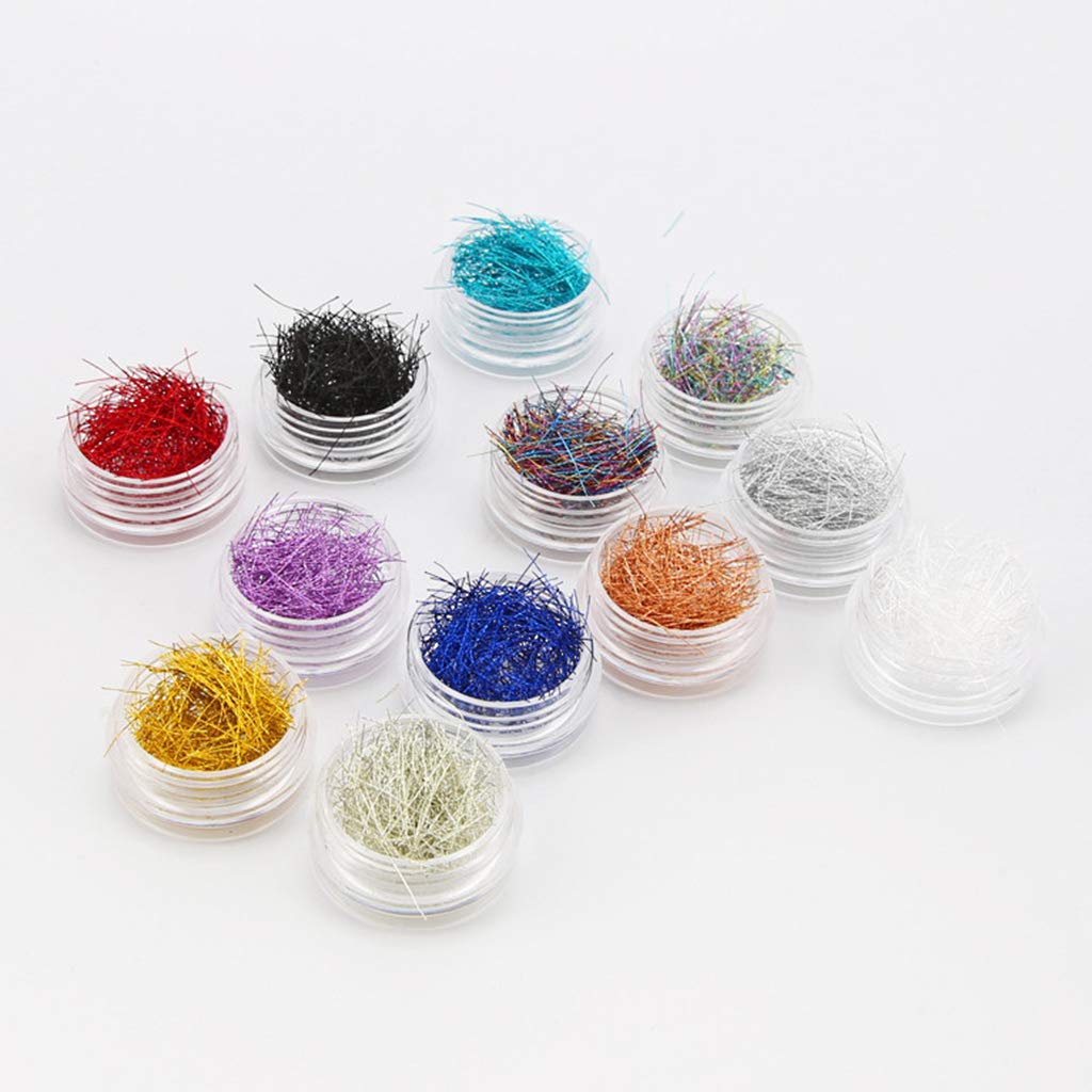 Spiral Pelo de Ángel Nail 3D Art Kit 12 Piezas NSB0156