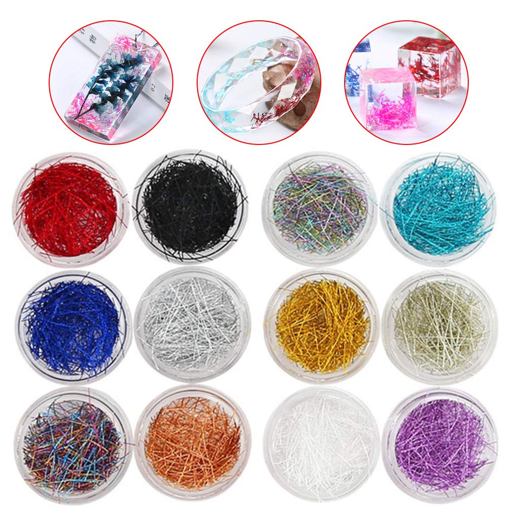Spiral Pelo de Ángel Nail 3D Art Kit 12 Piezas NSB0156