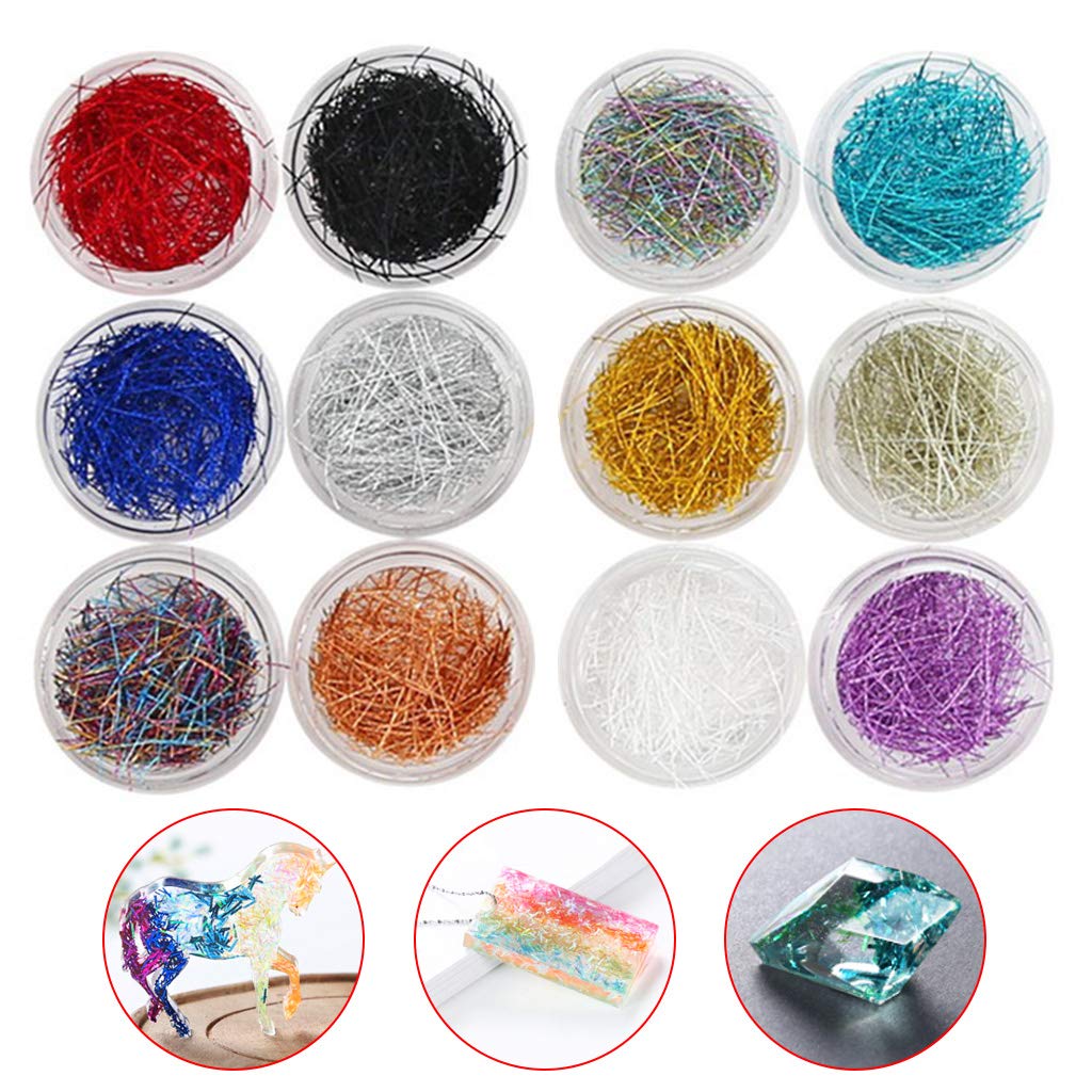 Spiral Pelo de Ángel Nail 3D Art Kit 12 Piezas NSB0156