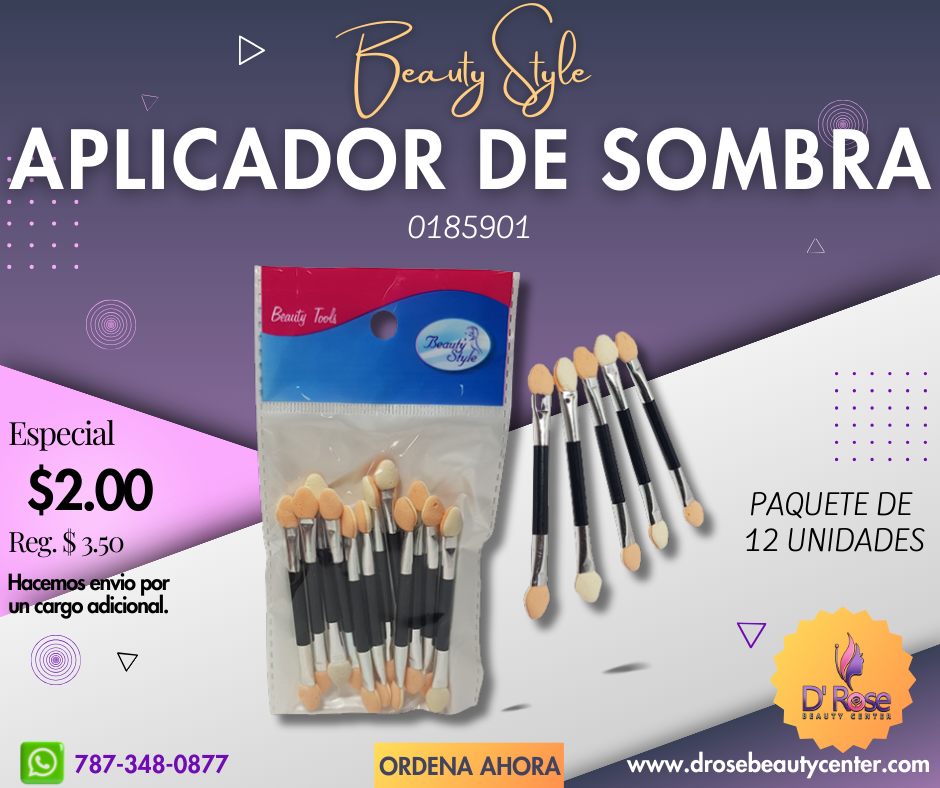 Beauty Style Aplicador de Sombra o Maquillaje 0185901