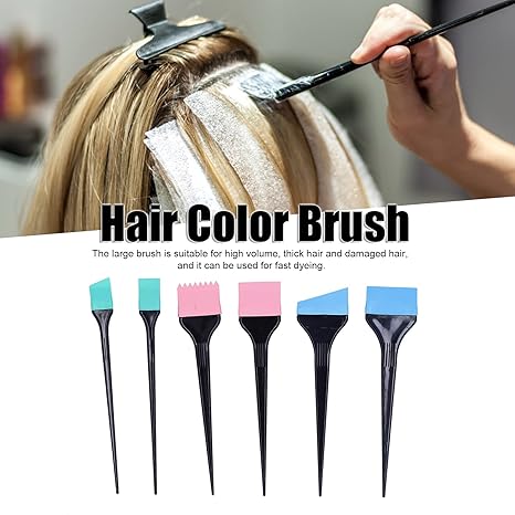 Beauty Style Set de Brochas de Silicone Para Aplicar Tinte 0186642