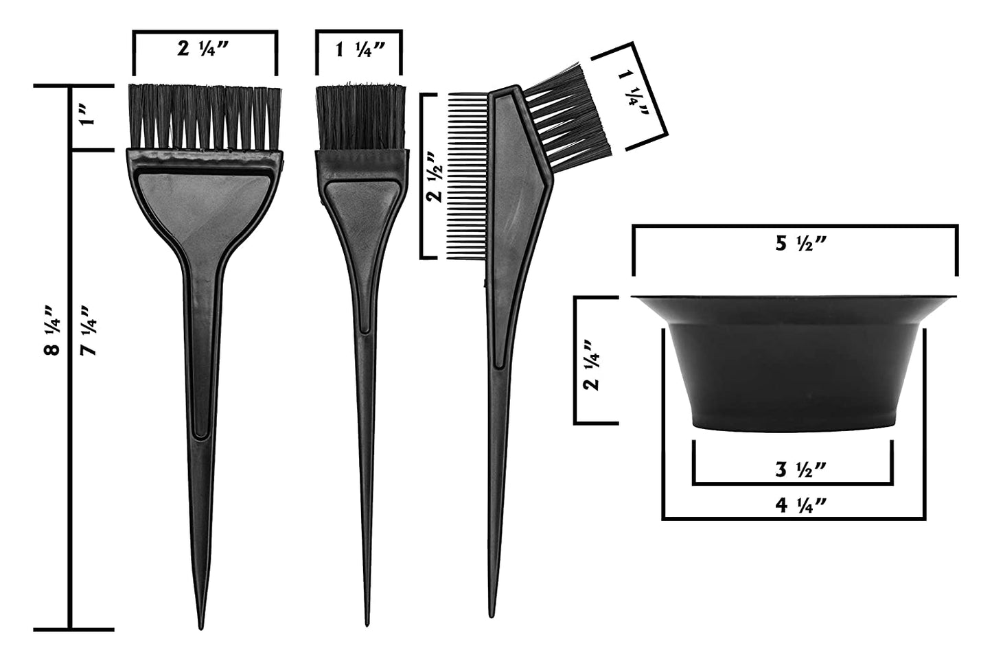 Beauty Style Set o kit para Mezcla de Tintes 4pz 0186645