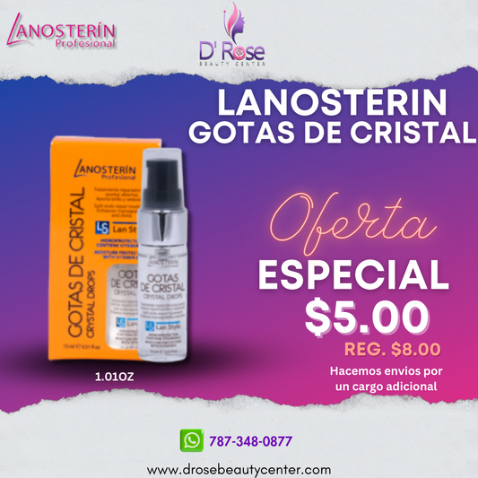 LANOSTERIN PROFESIONAL GOTAS DE CRISTAL SELLADOR DE PUNTAS 1.01OZ 0210030