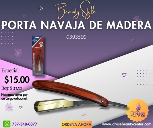 Beauty Style Porta Navaja de Afeitar de Barbero 0393509