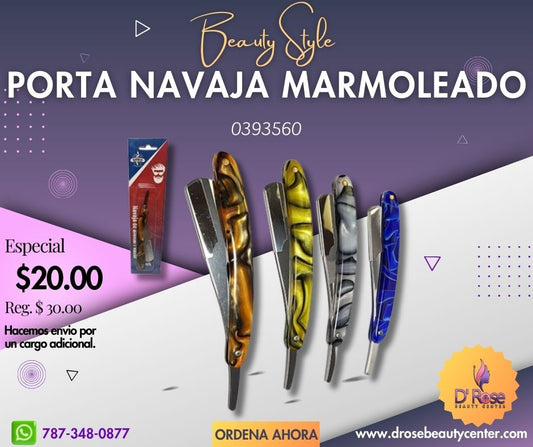 Beauty Style Porta Navaja de Afeitar de Barbero 0393560