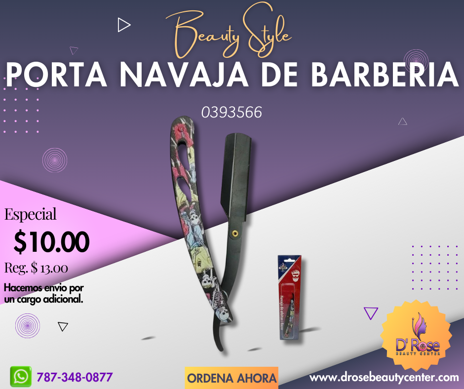 Beauty Style Porta navaja de Acero de Barbero 0393566