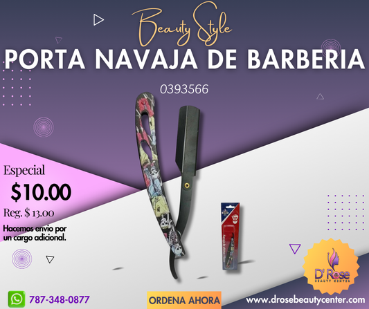 Beauty Style Porta navaja de Acero de Barbero 0393566