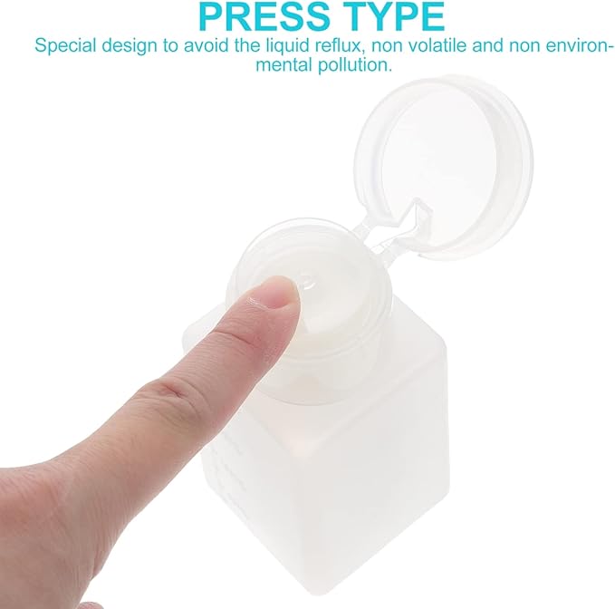 Beauty Style Dispenser de Acetona o Alcohol Cuadrado 0400154