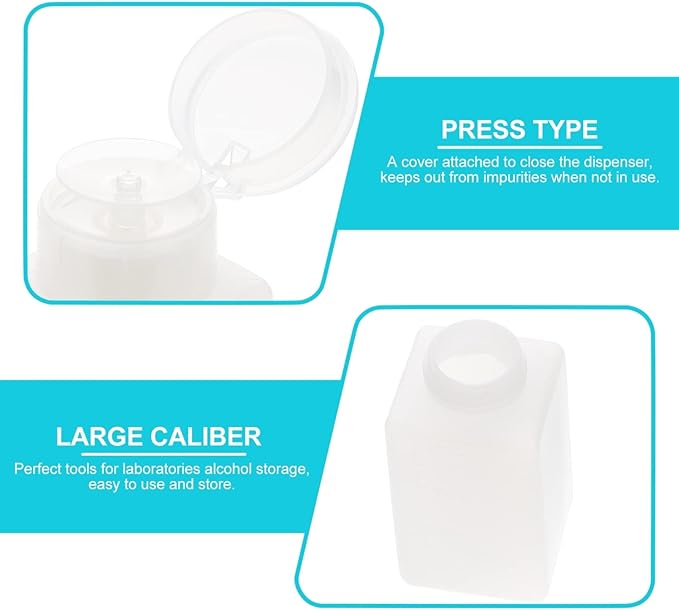 Beauty Style Dispenser de Acetona o Alcohol Cuadrado 0400154