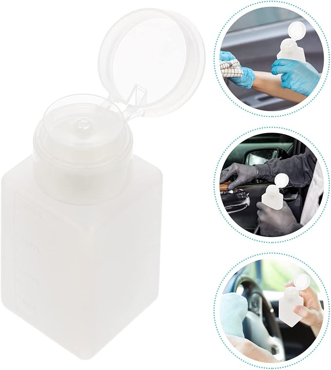 Beauty Style Dispenser de Acetona o Alcohol Cuadrado 0400154