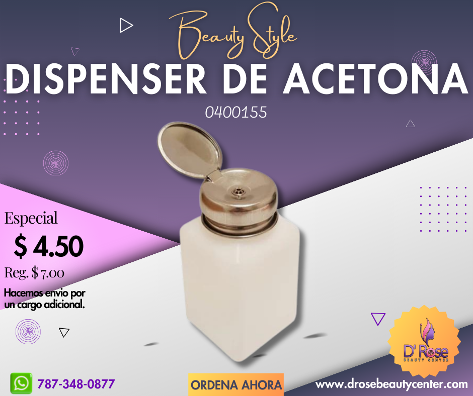 Beauty Style Despencer de Acetona o Acrílico Liquido para Uñas 0400155
