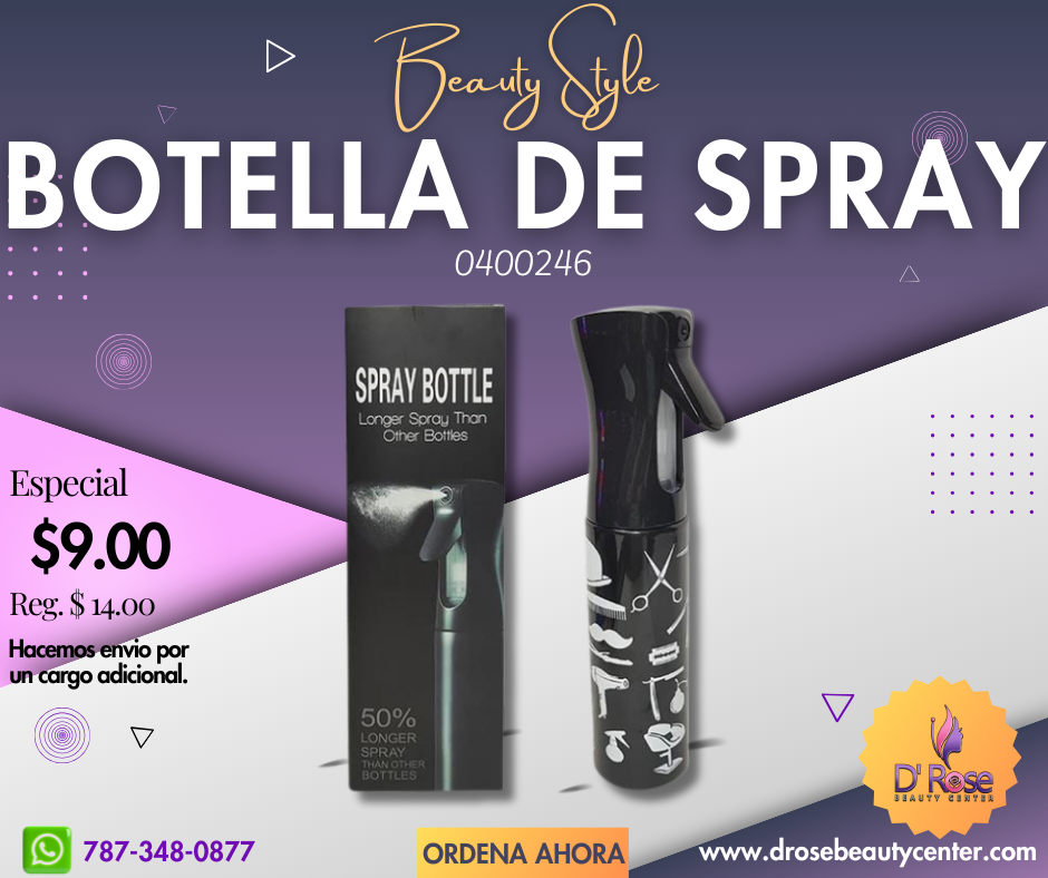 Beauty Style Botella de Spray o Atomizador continuo 0400246