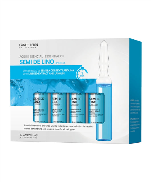 LANOSTERIN PROFESIONAL AMPOLLA SEMI DE LINO ACEITE ESENCIAL .44OZ 0520012