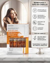 Lanosterín Profesional Ampolla Semi de Lino Loción Reestructurante 0.44 oz 0550012