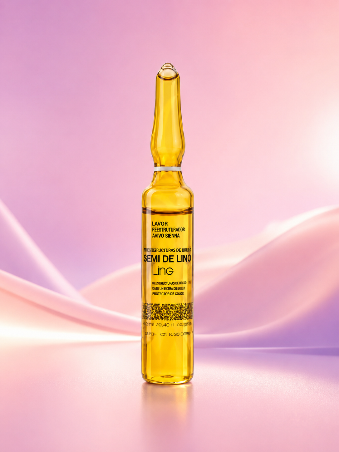 Lanosterín Profesional Ampolla Semi de Lino Loción Reestructurante 0.44 oz 0550012