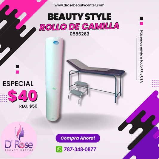 Beauty Style Rollo de Papel Grande Para Camilla 0586263