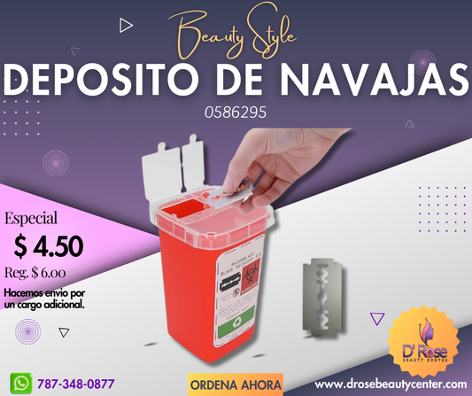 Beauty Style Deposito para Navajas De Barbero 0586295