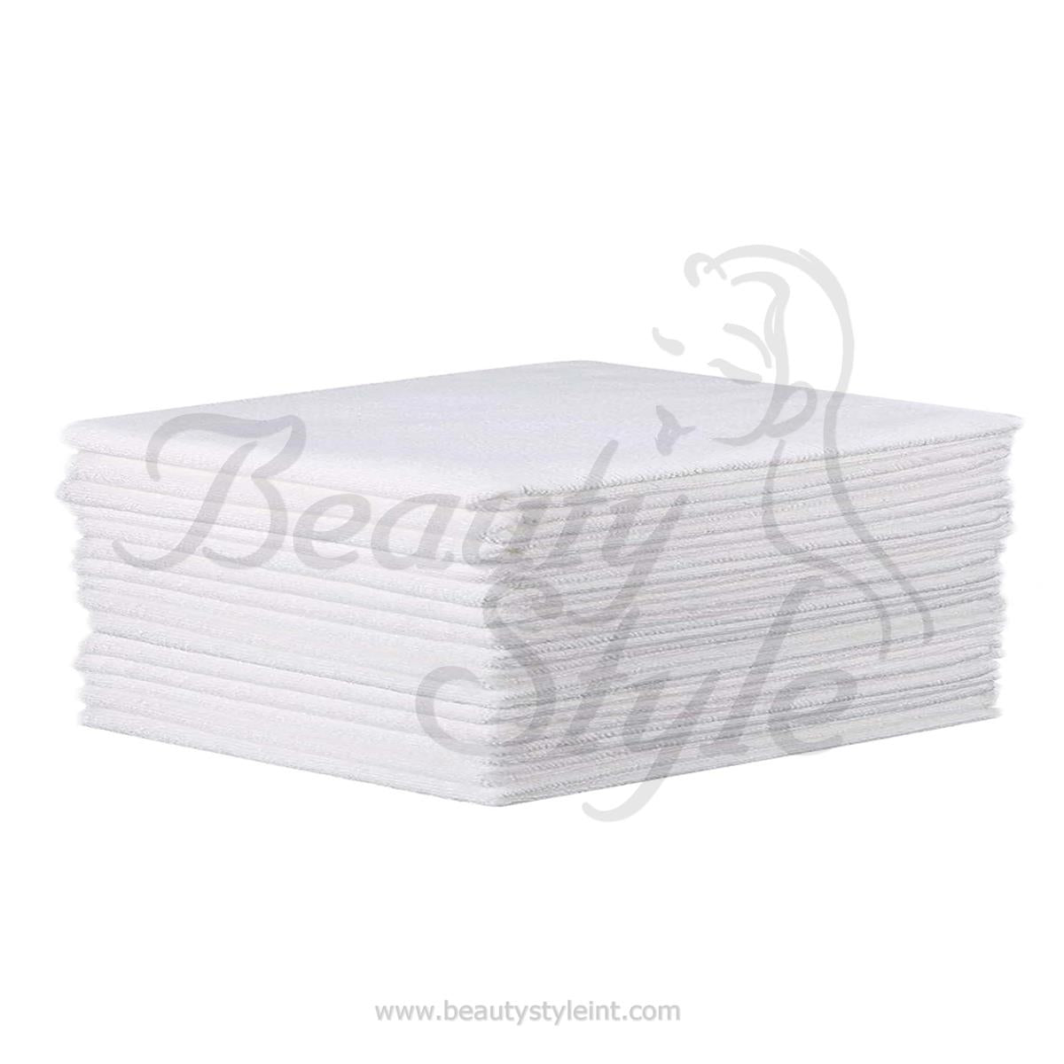 Beauty Style Toalla de Microfibra Color Blanca Pqt de 12 0586312