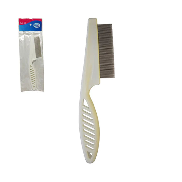 Beauty Style Peinilla de Piojo o Liendres en Metal con Mango 0618505