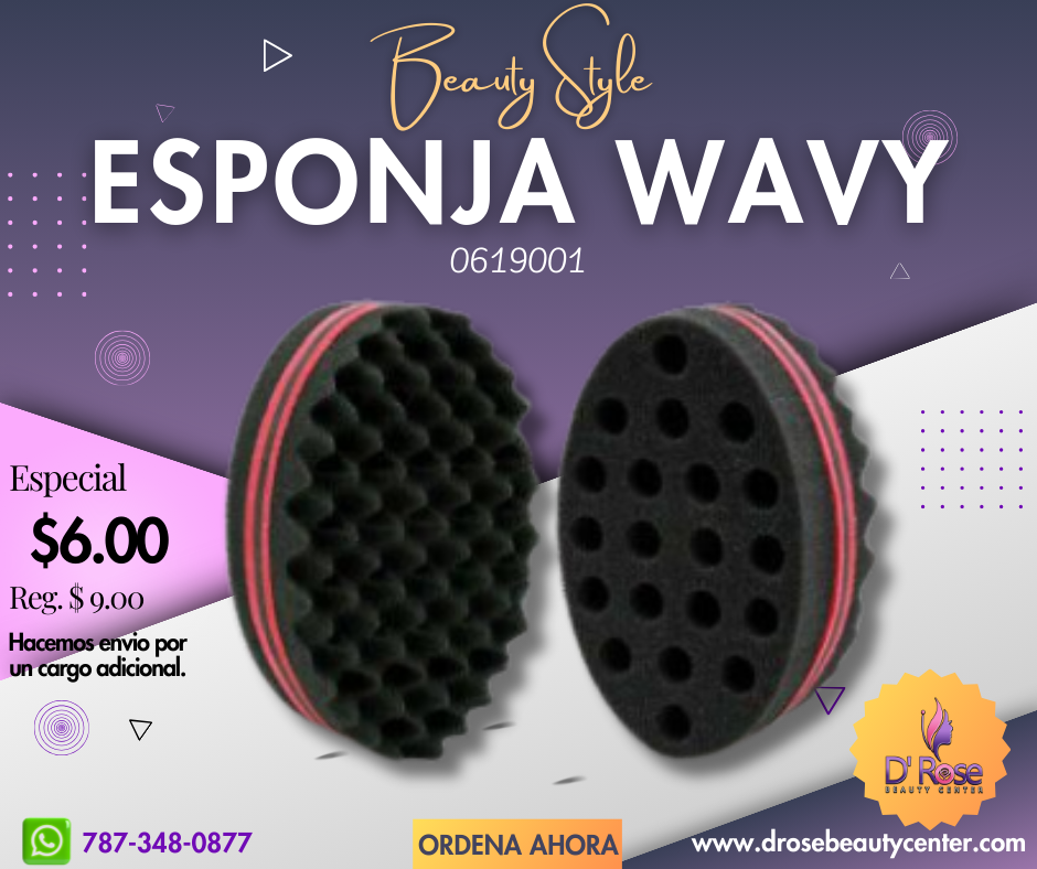 Beauty Style Esponja Wavy o Short Twist 0619001