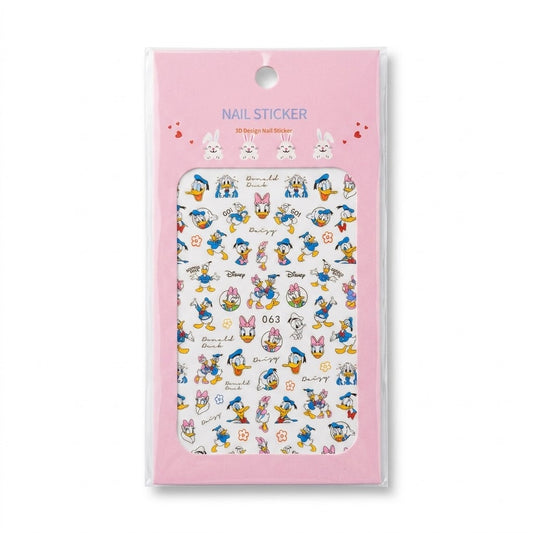 Nail Sticker 3D 063 – Diseños Multicolores de Personajes