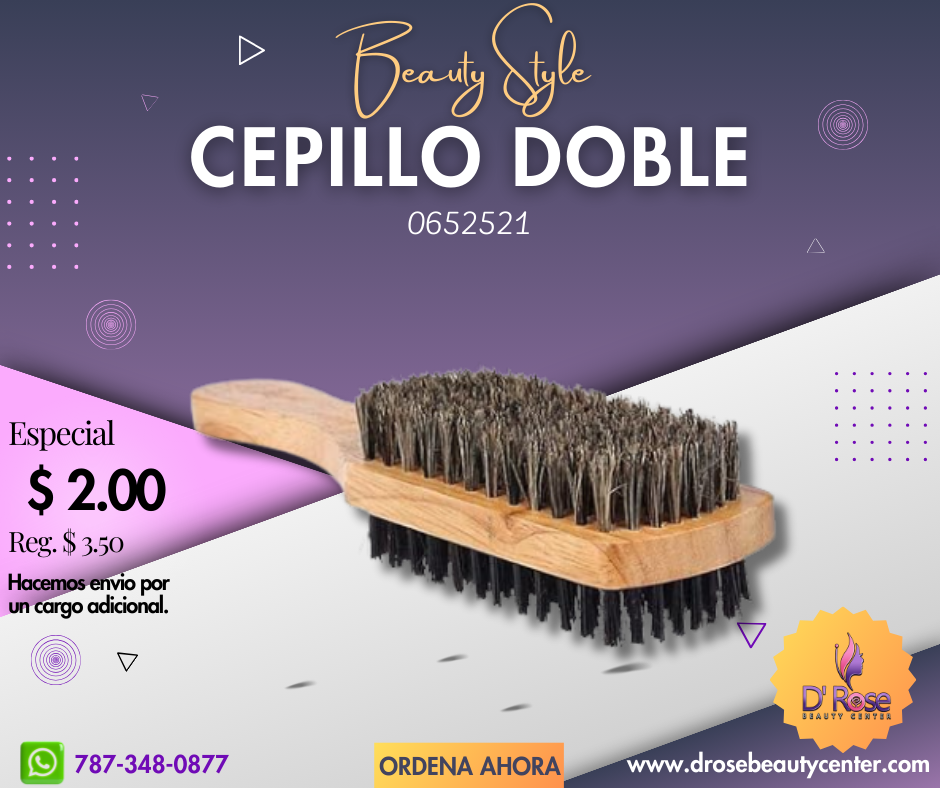 Beauty Style Cepillo en Madera Doble Lado 0652521