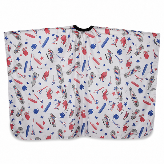 Capa de Corte para Barbero Beauty Style Estampada 0717115