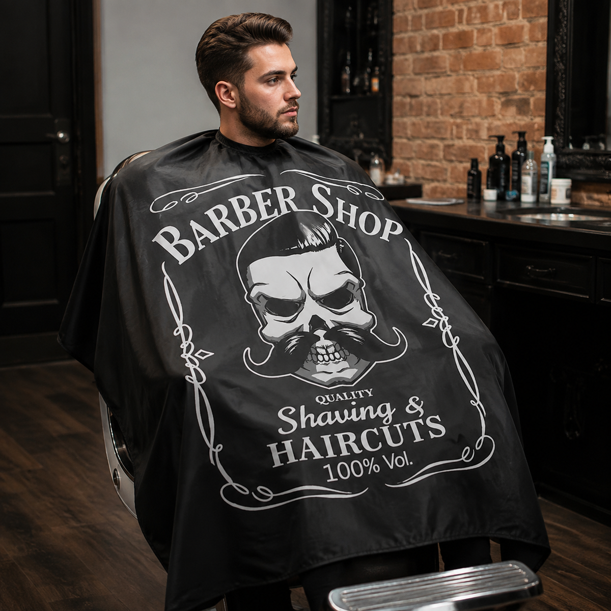 Capa de Corte para Barbero Beauty Style Barber Shop 0717119