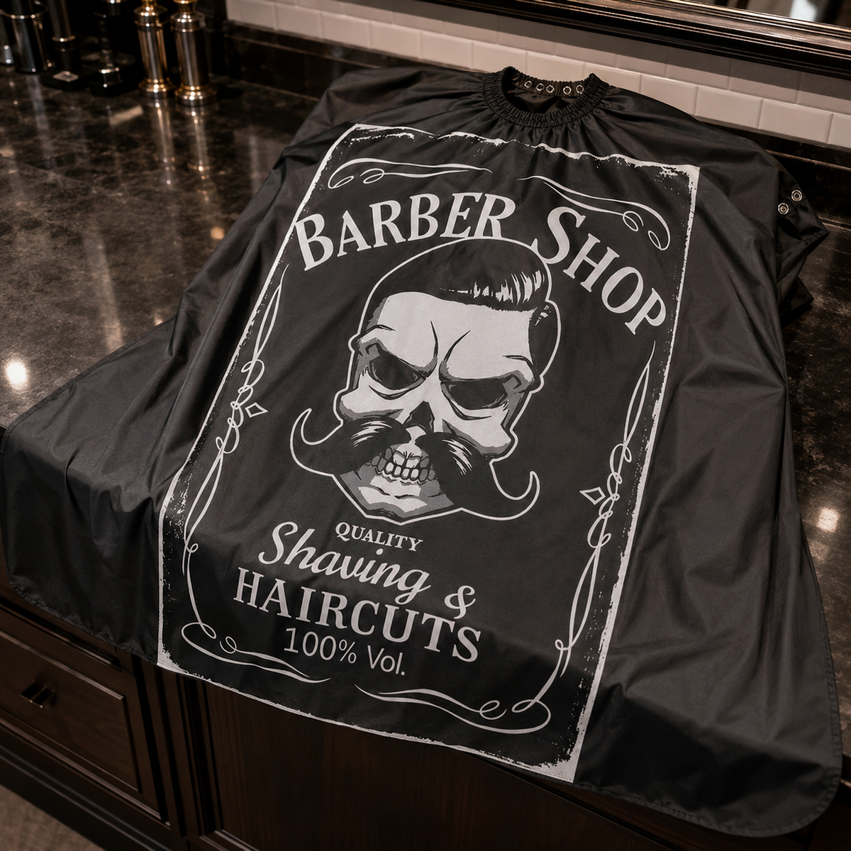 Capa de Corte para Barbero Beauty Style Barber Shop 0717119