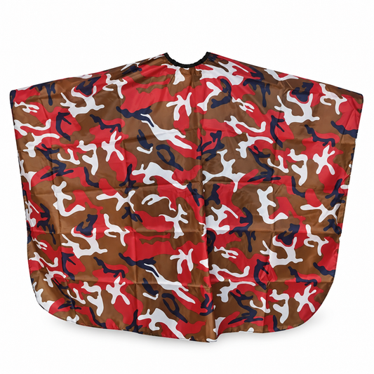 Beauty Style Capa de Corte Camuflaje Rojo – 0717135