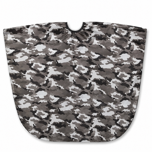Beauty Style Capa de Corte Camuflaje Gris 140 × 160 cm – 0717137