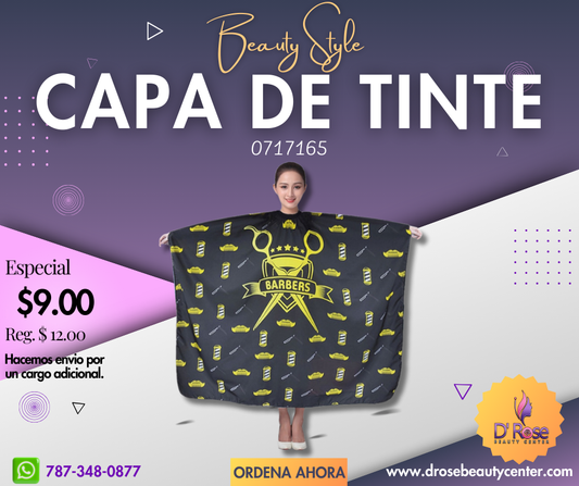 Beauty Style Capa de Corte de Barberia 0717165