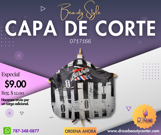 Beauty Style Capa de Corte de Barberia 0717166
