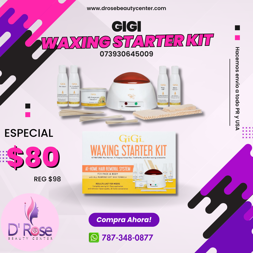 GIGI WAXING STARTER KIT 073930645009