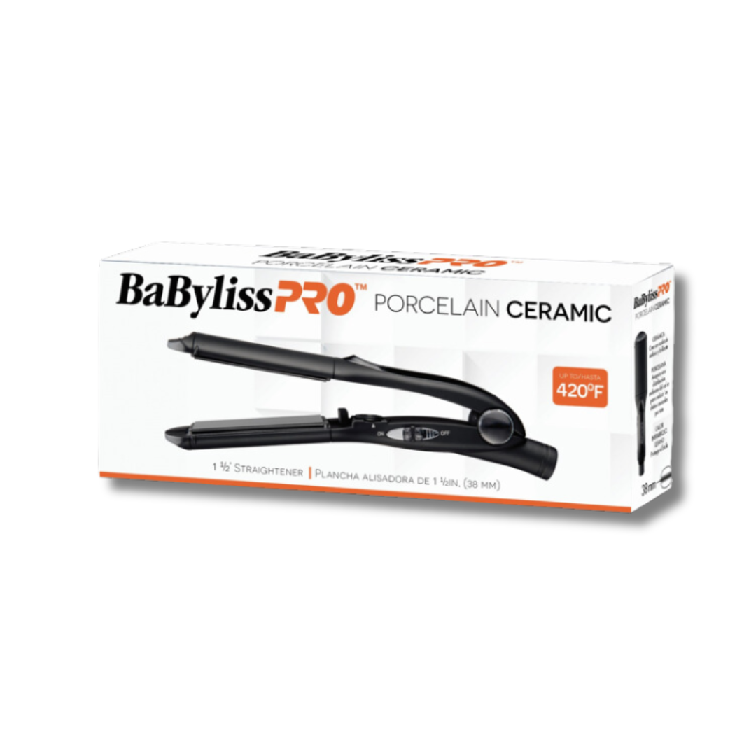 BABYLISSPRO PLANCHA PORCELANA Y CERAMICA 1½ 420°F 074108055835