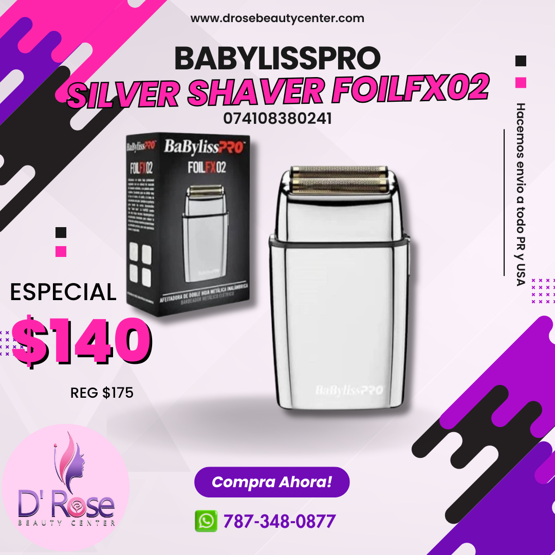 BABYLISSPRO SILVER SHAVER FOILFX02 074108380241
