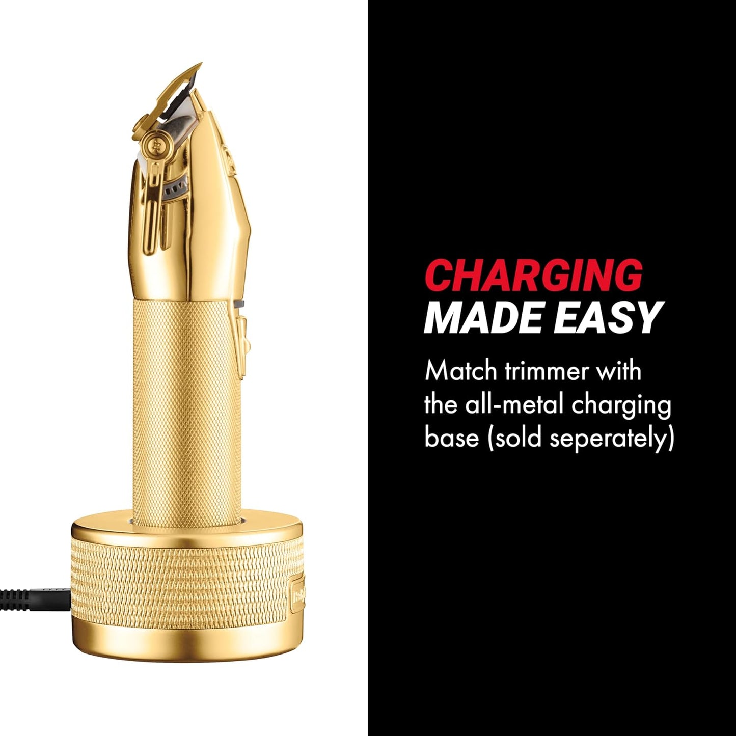 BaBylissPRO GoldFX FX870G Metal Lithium Clipper Gold