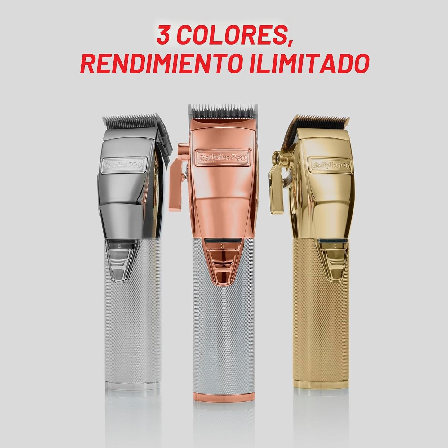 BaBylissPRO GoldFX FX870G Metal Lithium Clipper Gold