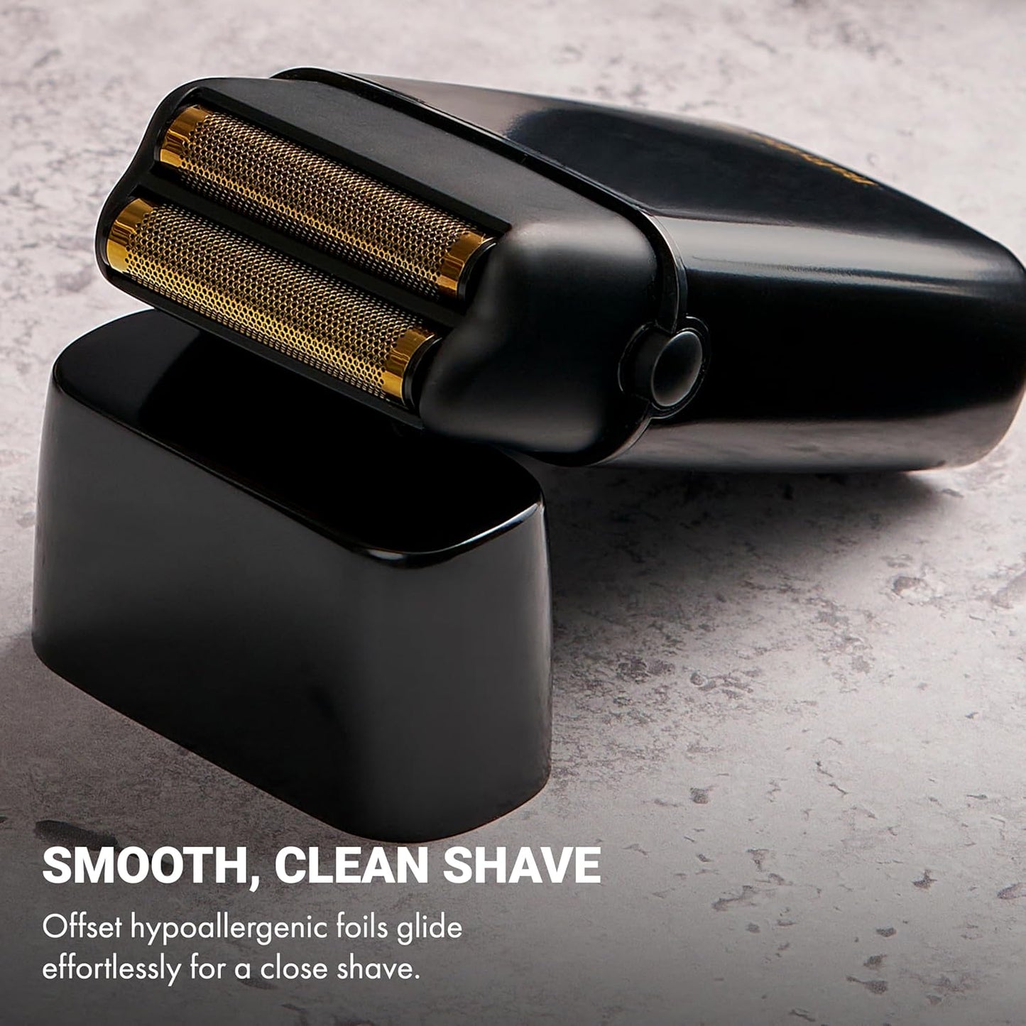 BaBylissPRO FOILFX02 Black – Afeitadora Profesional Double Foil Metal Shaver