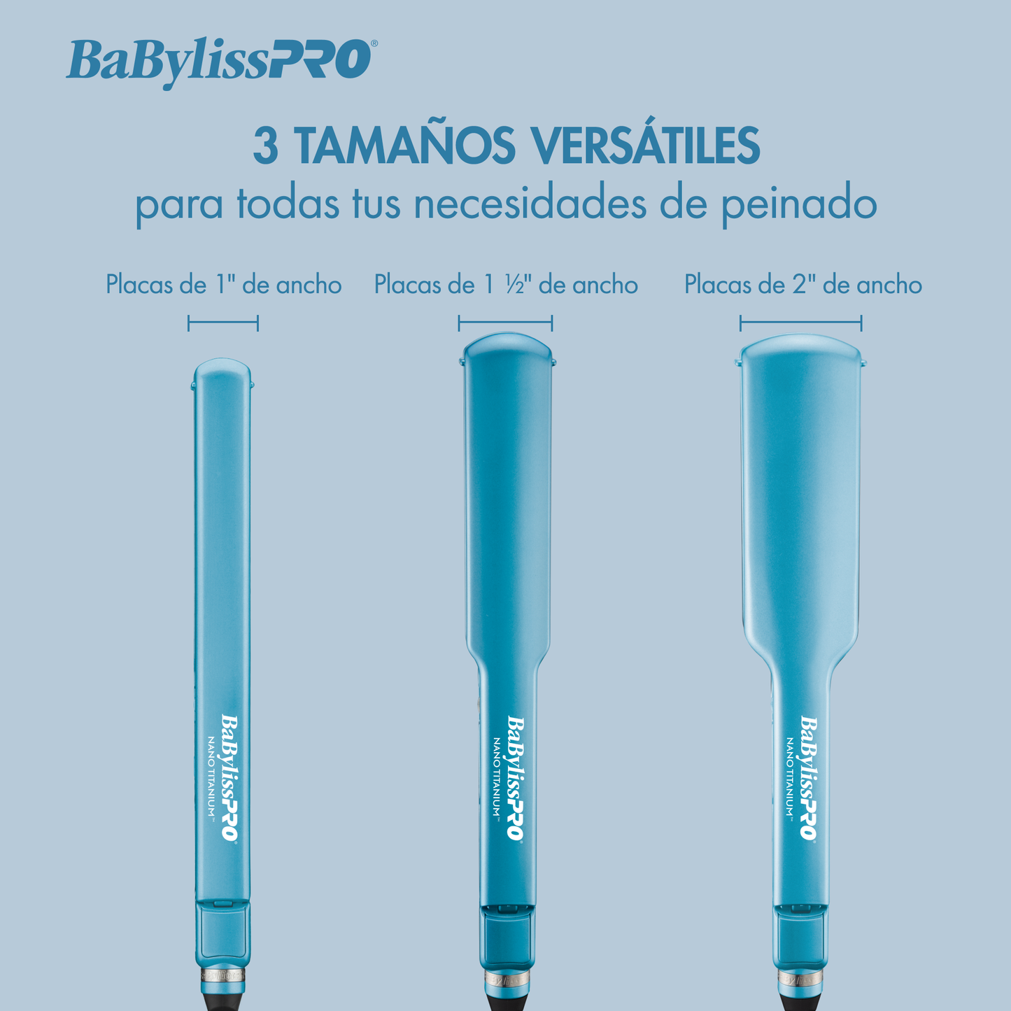 🔥 BABYLISSPRO PLANCHA NANO TITANIUM 2” 450°F – MODELO BNT4074TUC 🔥