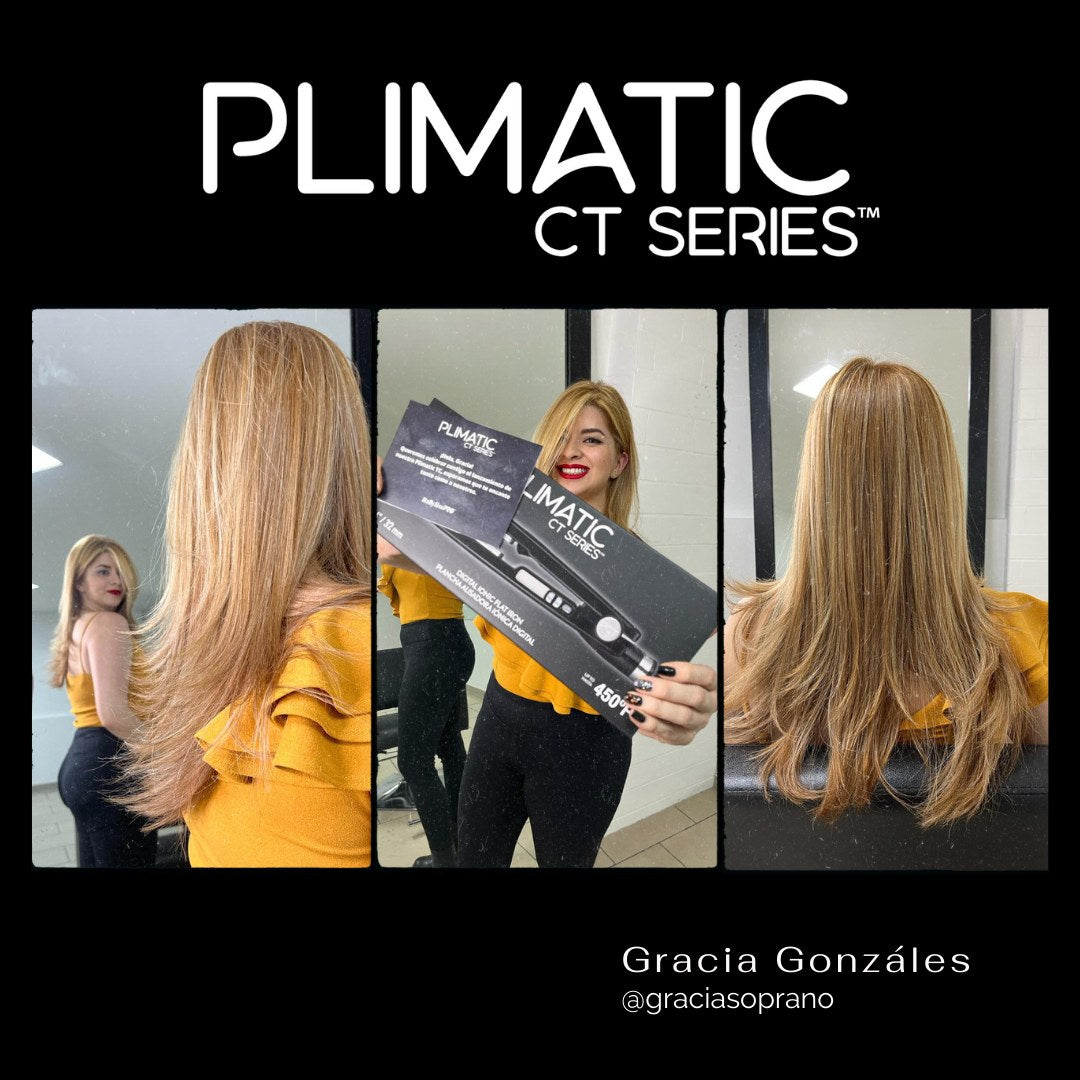 🔥 BABYLISSPRO PLANCHA PLIMATIC CT SERIES 1¼” – ¡Alisa con estilo profesional! 🔥