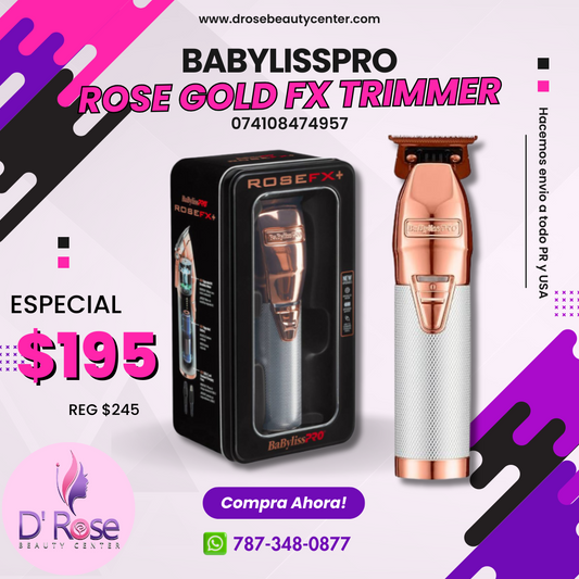 BABYLISSPRO ROSE GOLD FX TRIMMER 074108474957