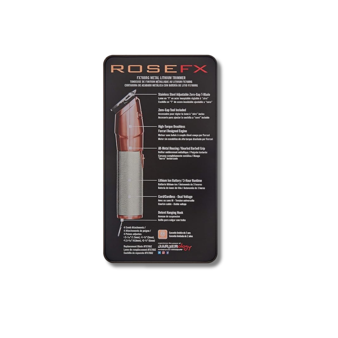 BABYLISSPRO ROSE GOLD FX TRIMMER 074108474957