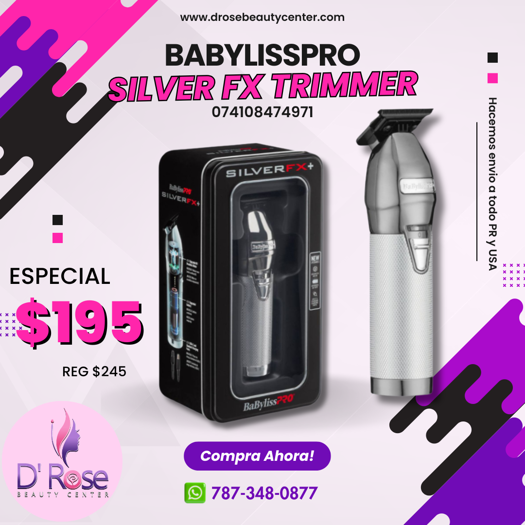 BABYLISSPRO SILVER FX TRIMMER 074108474971