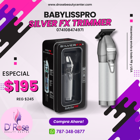 BABYLISSPRO SILVER FX TRIMMER 074108474971