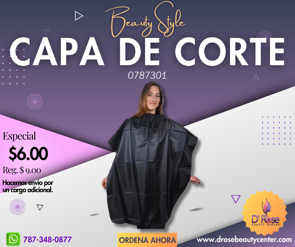 Beauty Style Capa de Corte de Estilista o Barberia 0787301