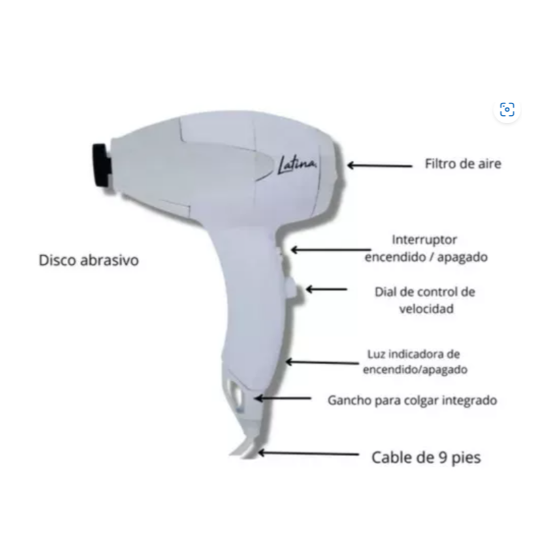 LATINA FOOT PRO TALADRO DE PEDICURA 3500 087768026961