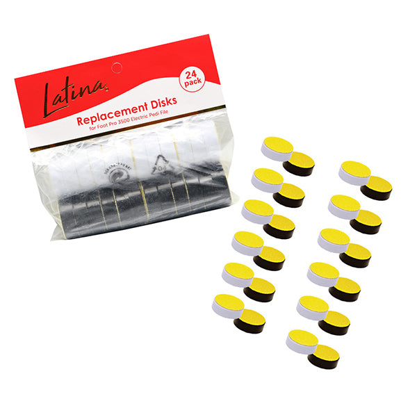 LATINA FOOT PRO RESPUESTO PARA TALADRO DE PEDICURA 3500 PAQUETE DE 24 087768030029